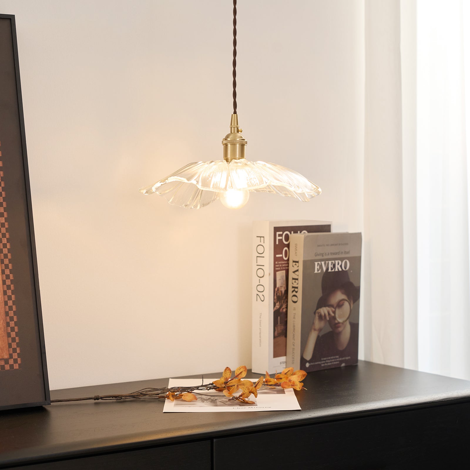 Zesorel Suspension Laiton Verre Créativité Individuelle - Neutralighting