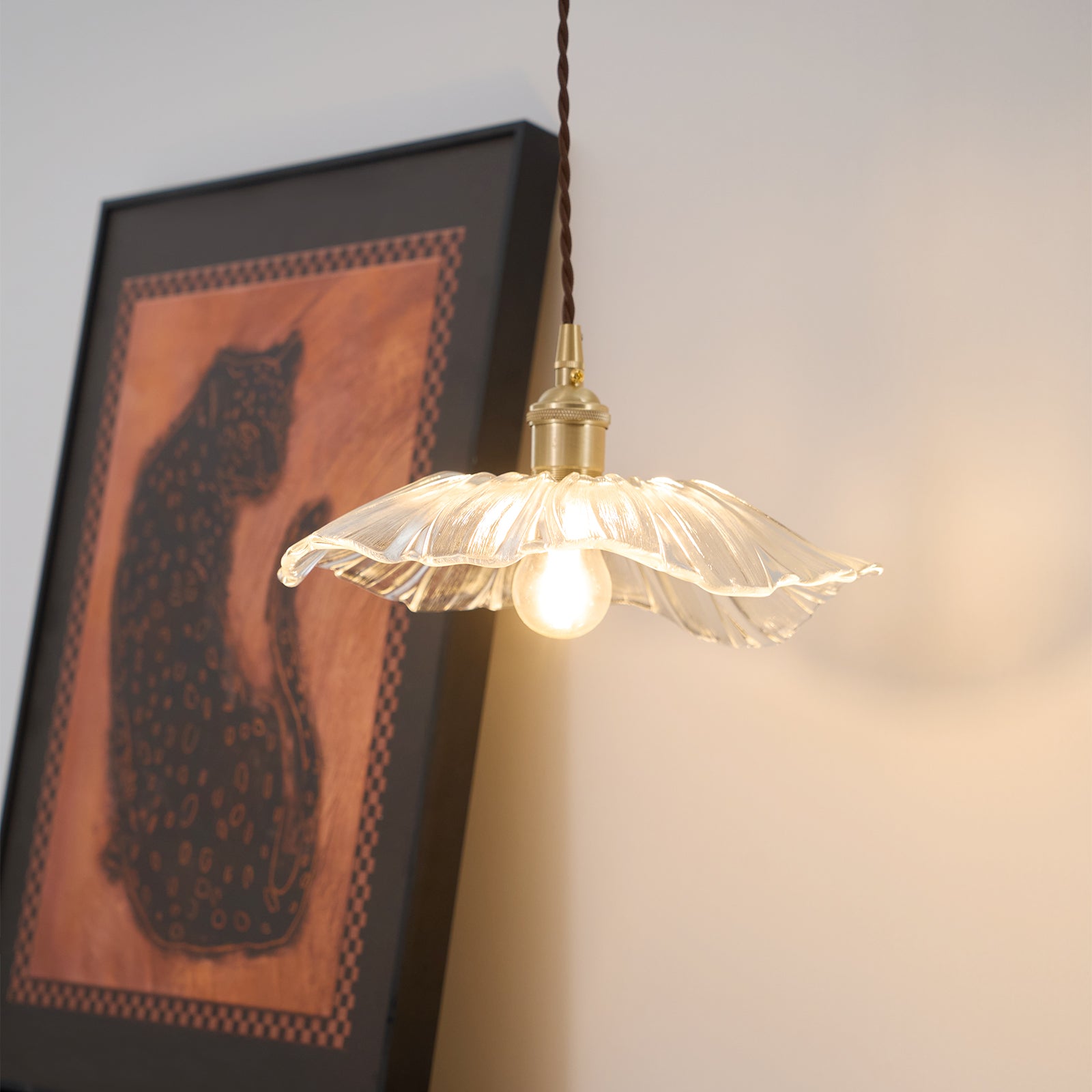 Zesorel Suspension Laiton Verre Créativité Individuelle - Neutralighting