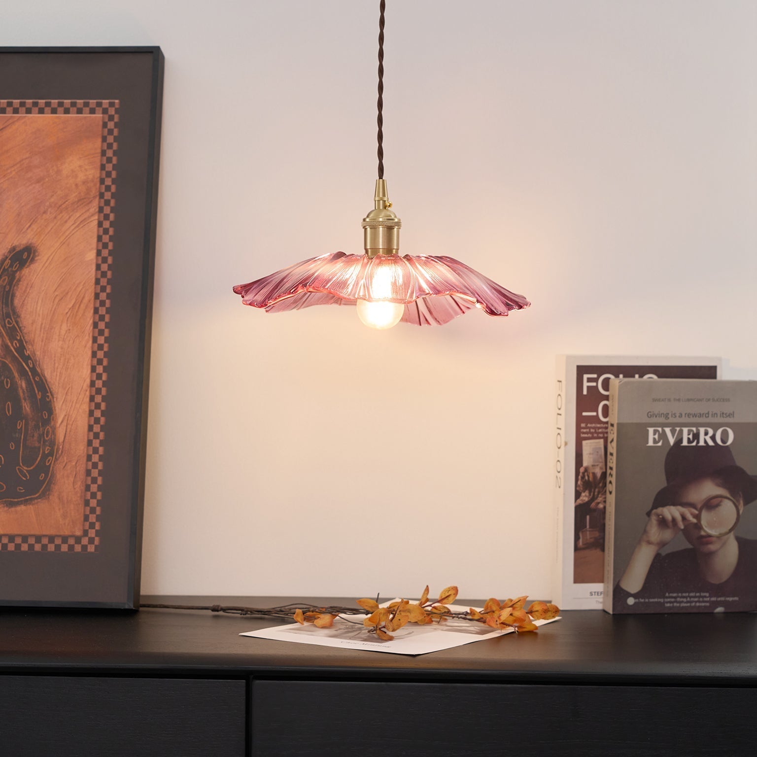 Zesorel Suspension Laiton Verre Créativité Individuelle - Neutralighting