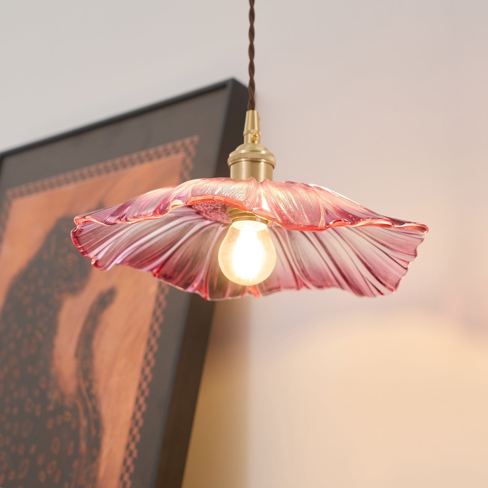 Zesorel Suspension Laiton Verre Créativité Individuelle - Neutralighting