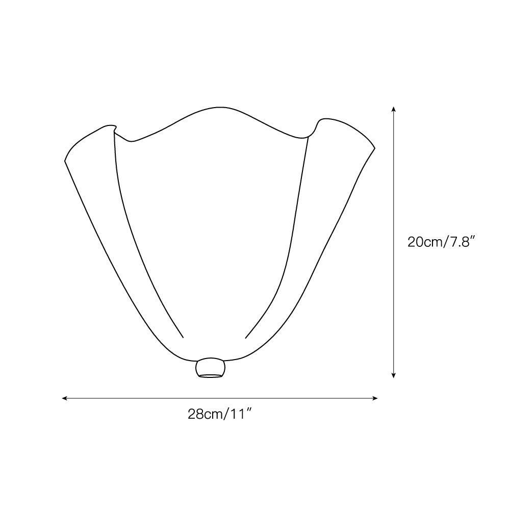 Ulcarisra Applique Murale Verre Métal Créativité Individuelle - Neutralighting