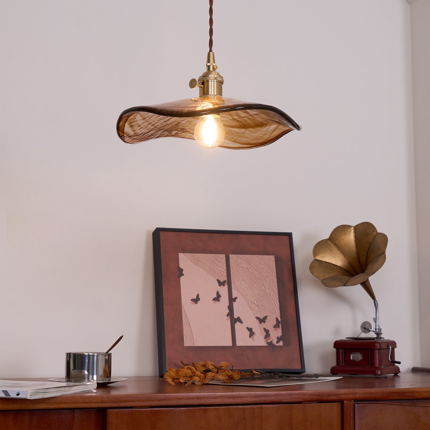 Nyros Lustre Suspendu De Luxe En Verre - Neutralighting