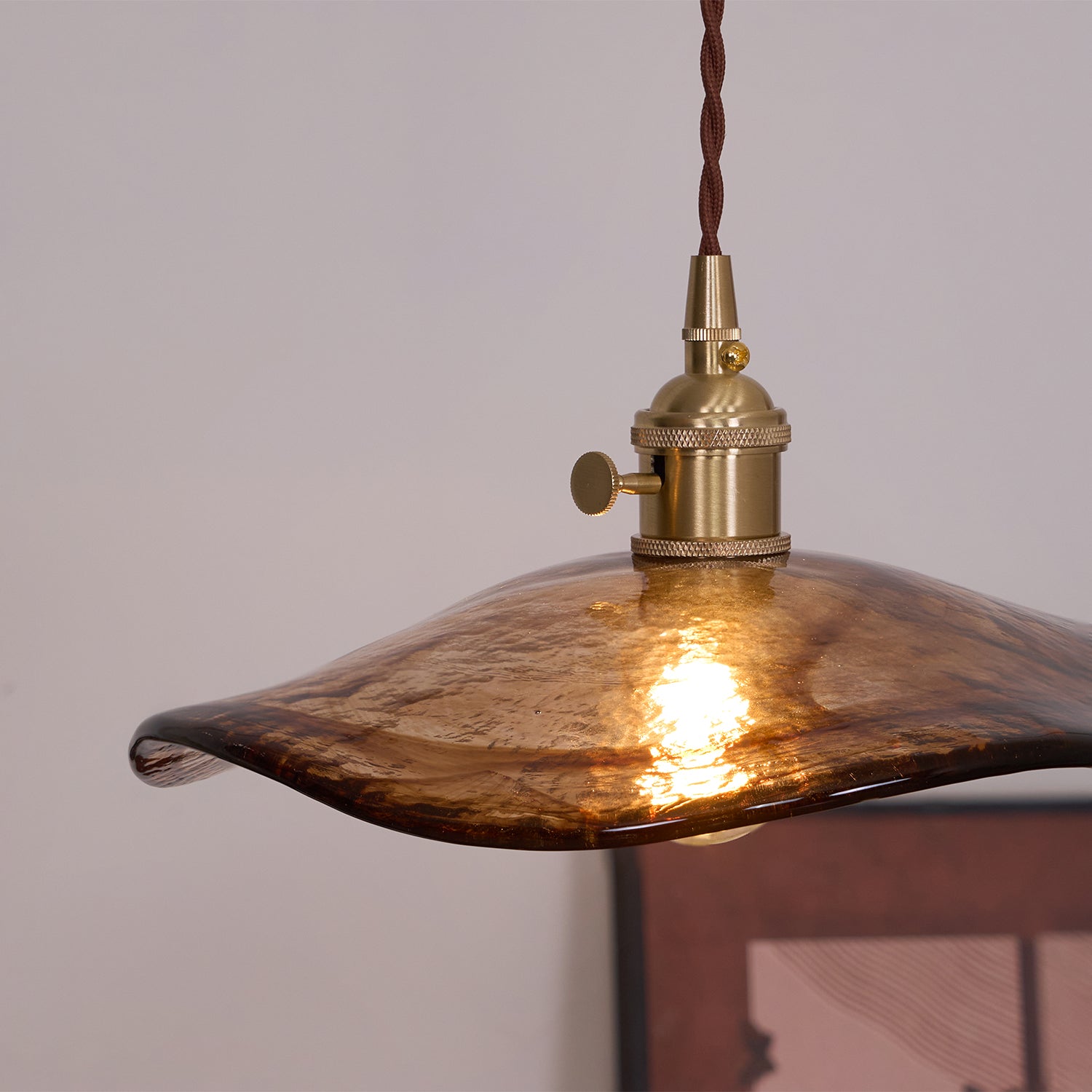 Nyros Lustre Suspendu De Luxe En Verre - Neutralighting