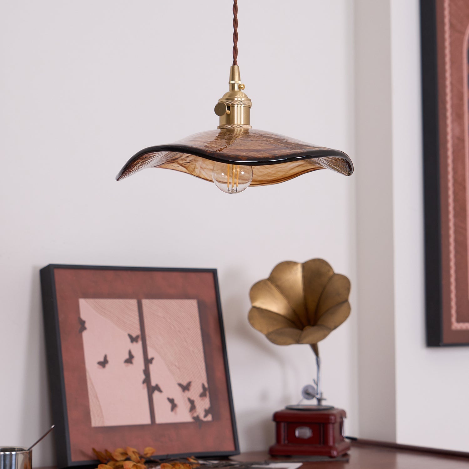 Nyros Lustre Suspendu De Luxe En Verre - Neutralighting