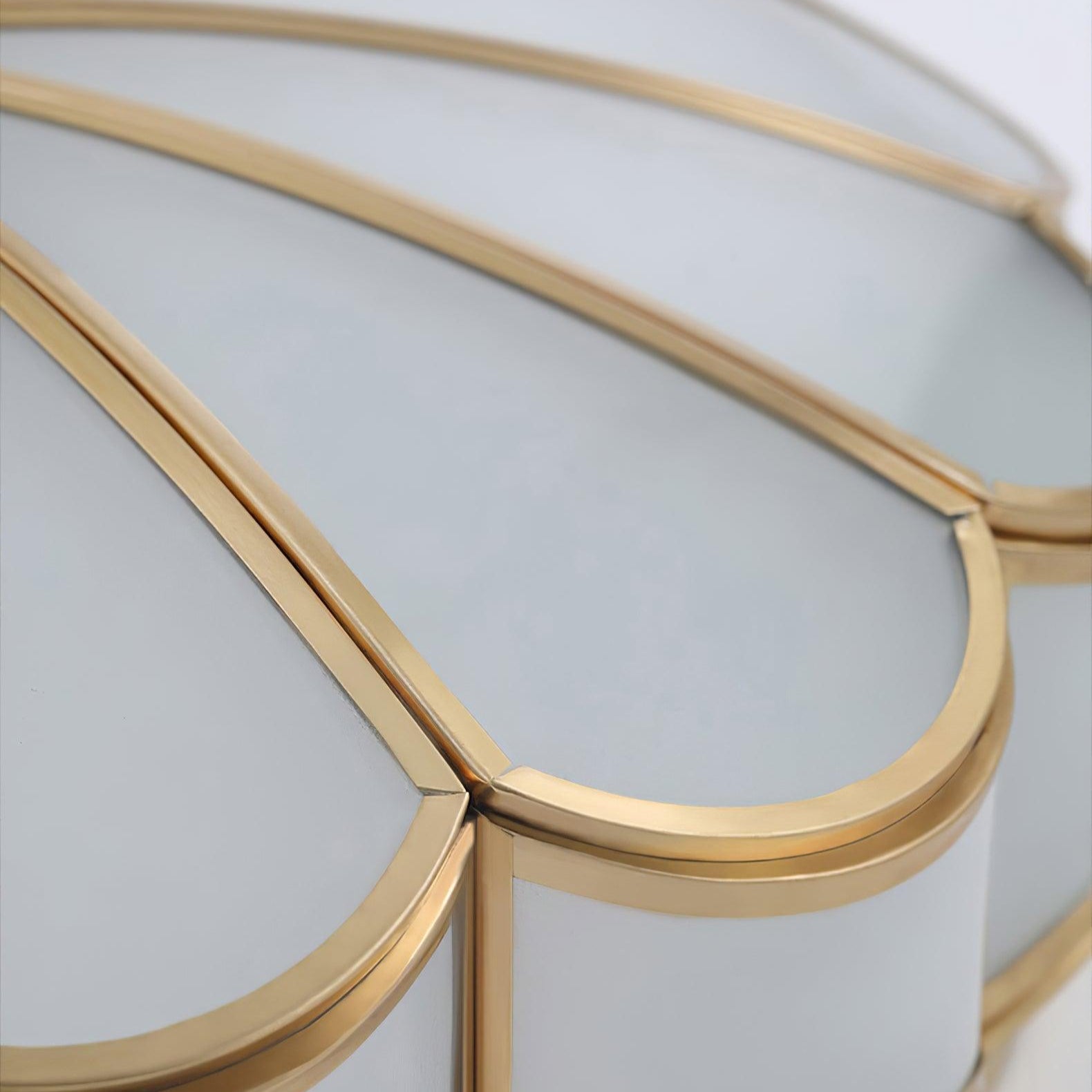 Ulira Plafonnier Design Fleur Verre