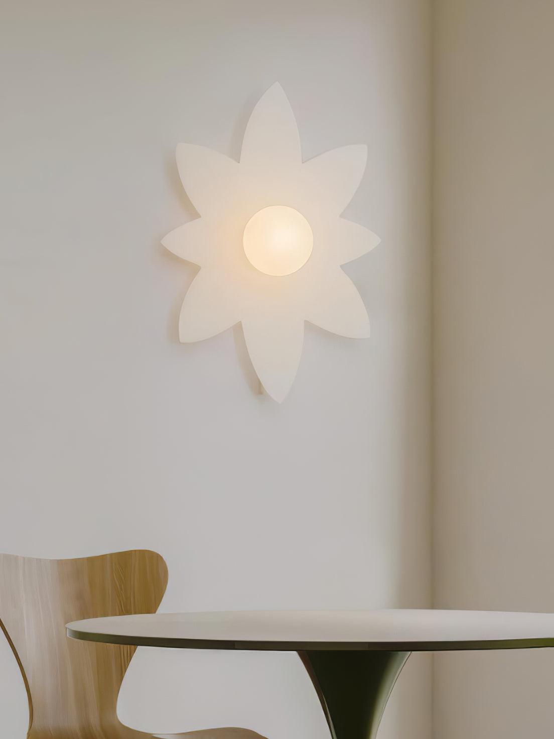 Acroma Nordic Art Fleurs Résine Applique Murale - Neutralighting