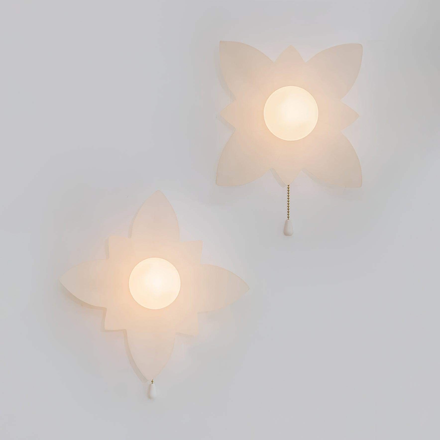 Acroma Nordic Art Fleurs Résine Applique Murale - Neutralighting