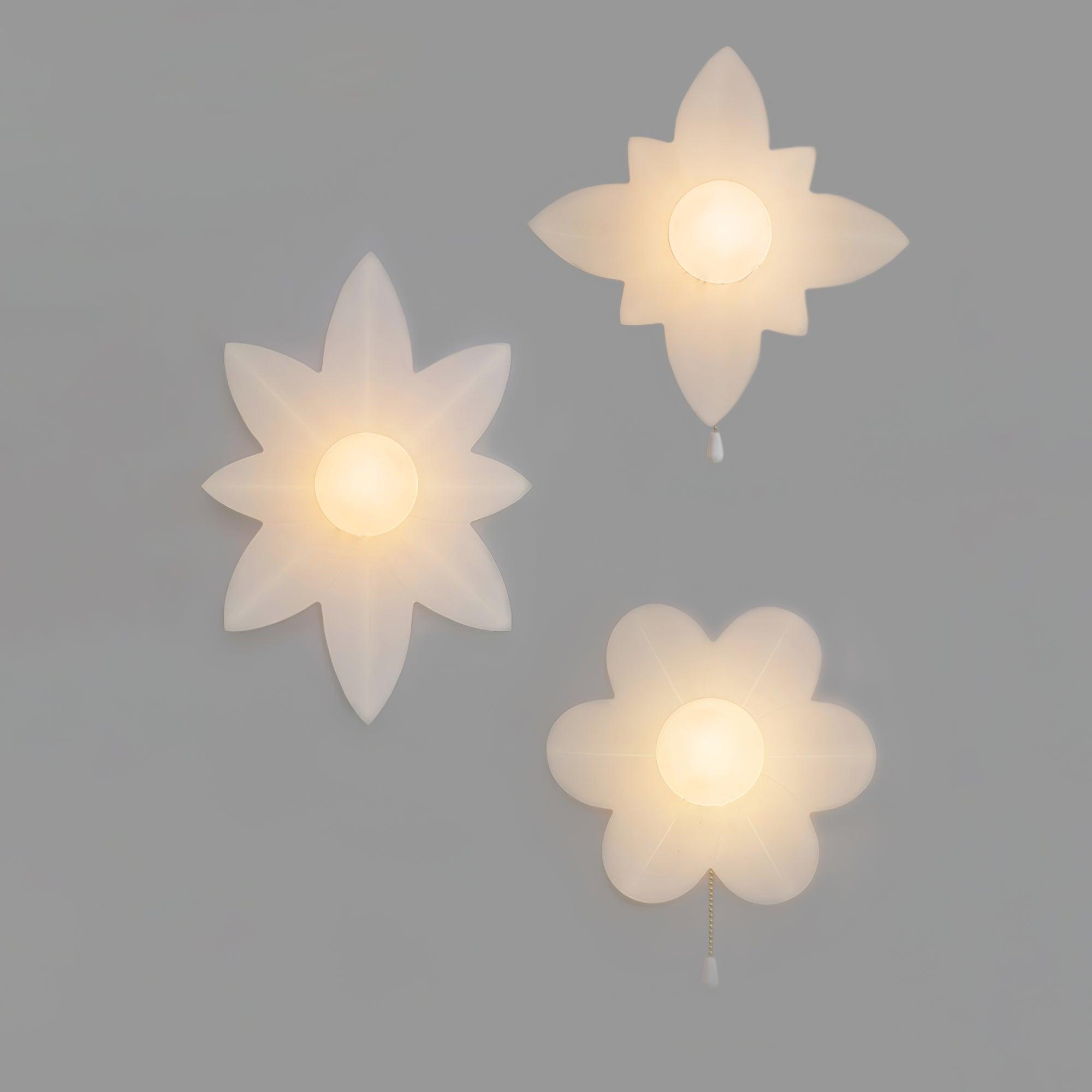 Acroma Nordic Art Fleurs Résine Applique Murale - Neutralighting
