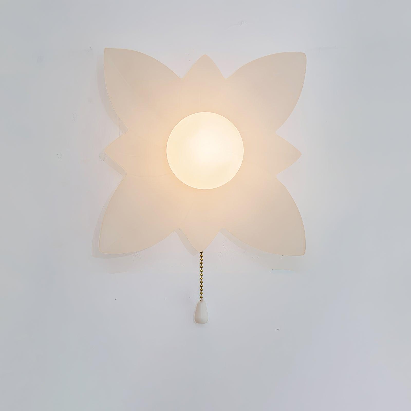 Acroma Nordic Art Fleurs Résine Applique Murale - Neutralighting