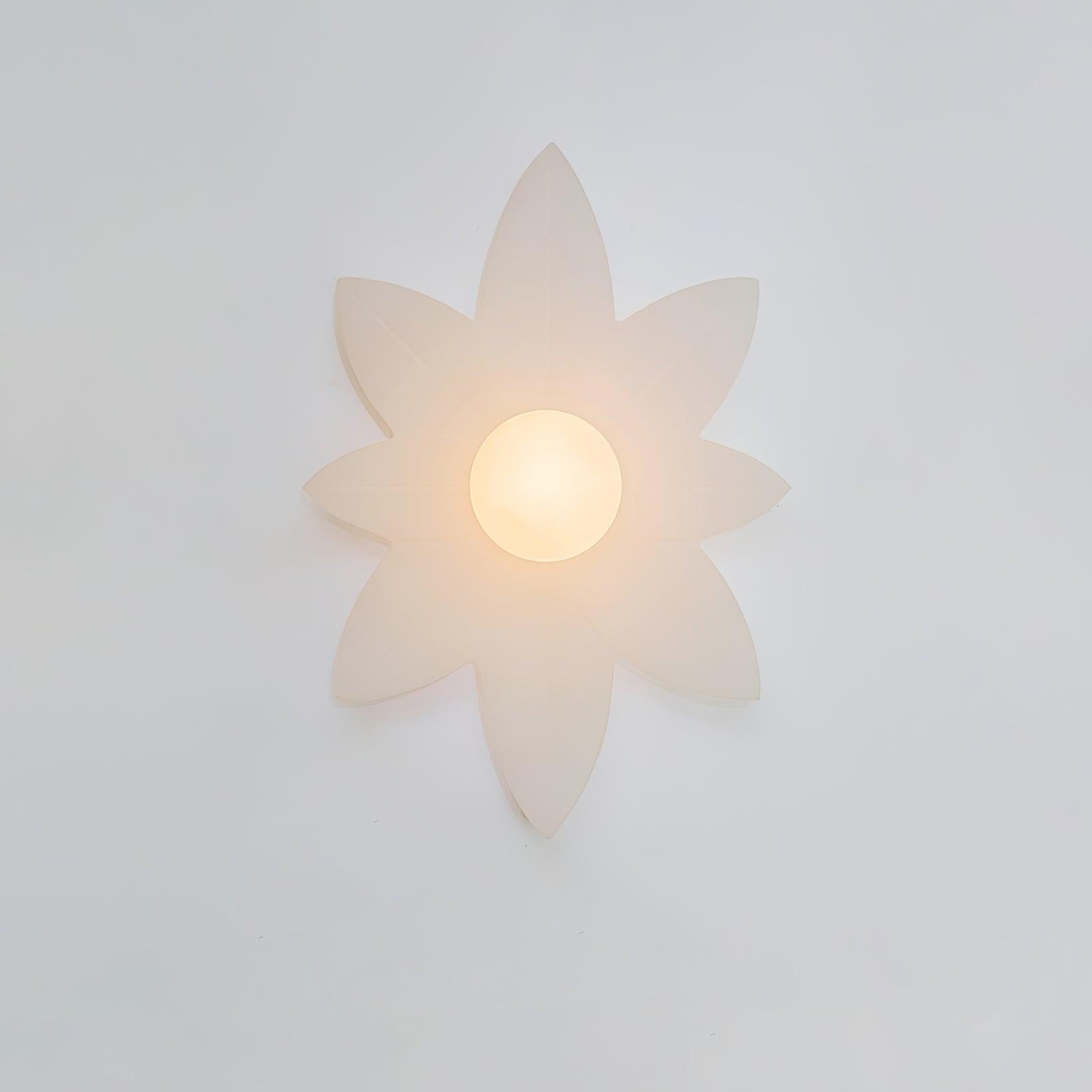 Acroma Nordic Art Fleurs Résine Applique Murale - Neutralighting