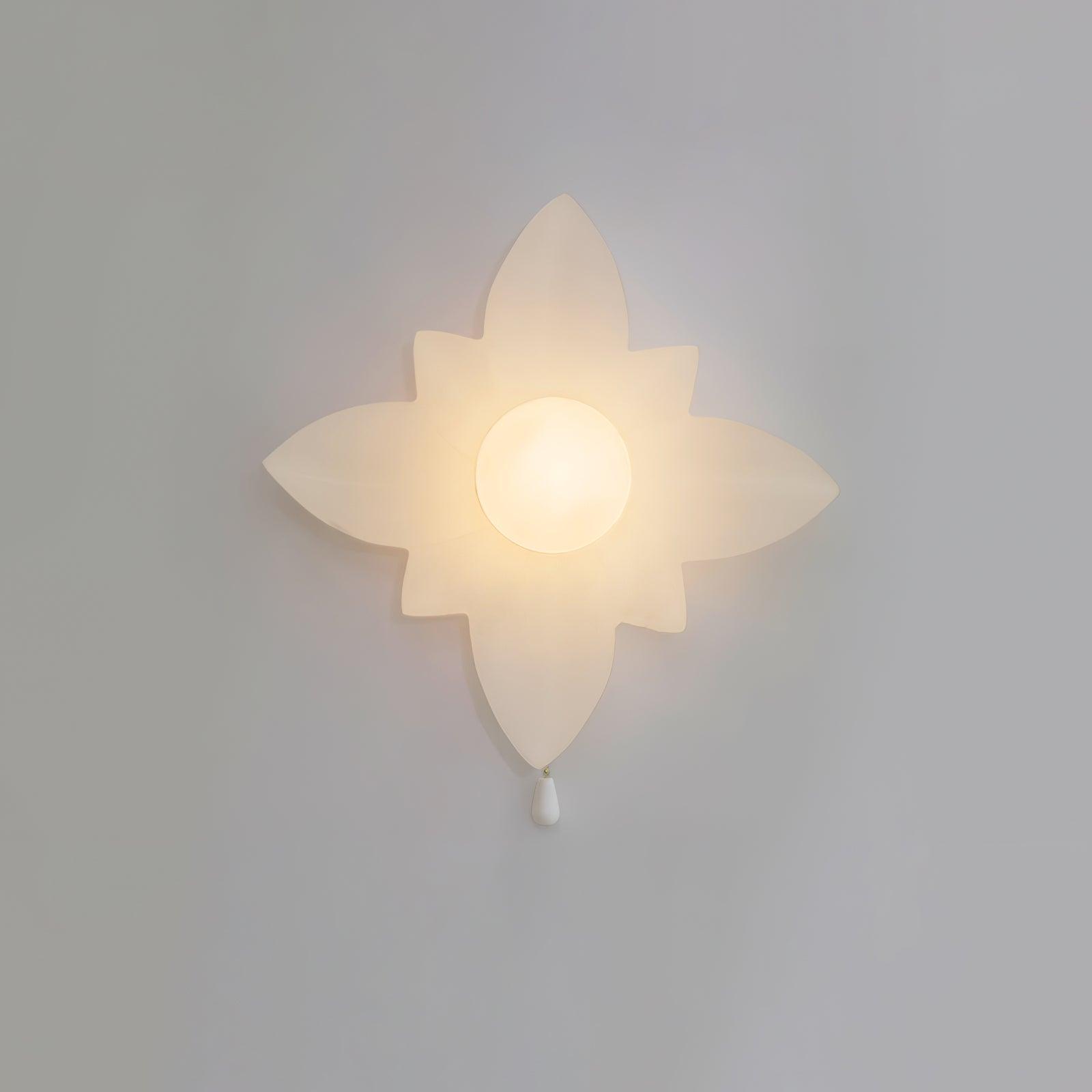 Acroma Nordic Art Fleurs Résine Applique Murale - Neutralighting