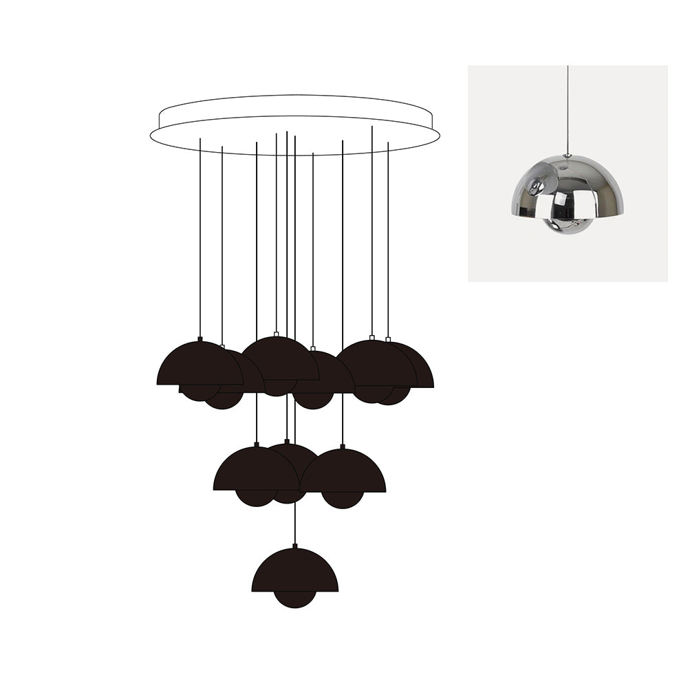 Flowerpot Chandelier - Neutralighting