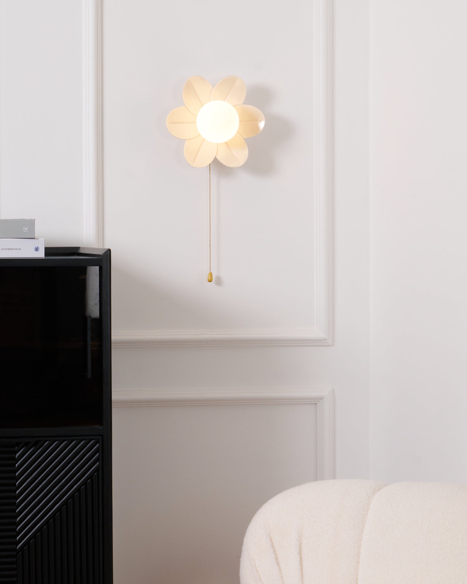 Acroma Nordic Art Fleurs Résine Applique Murale - Neutralighting