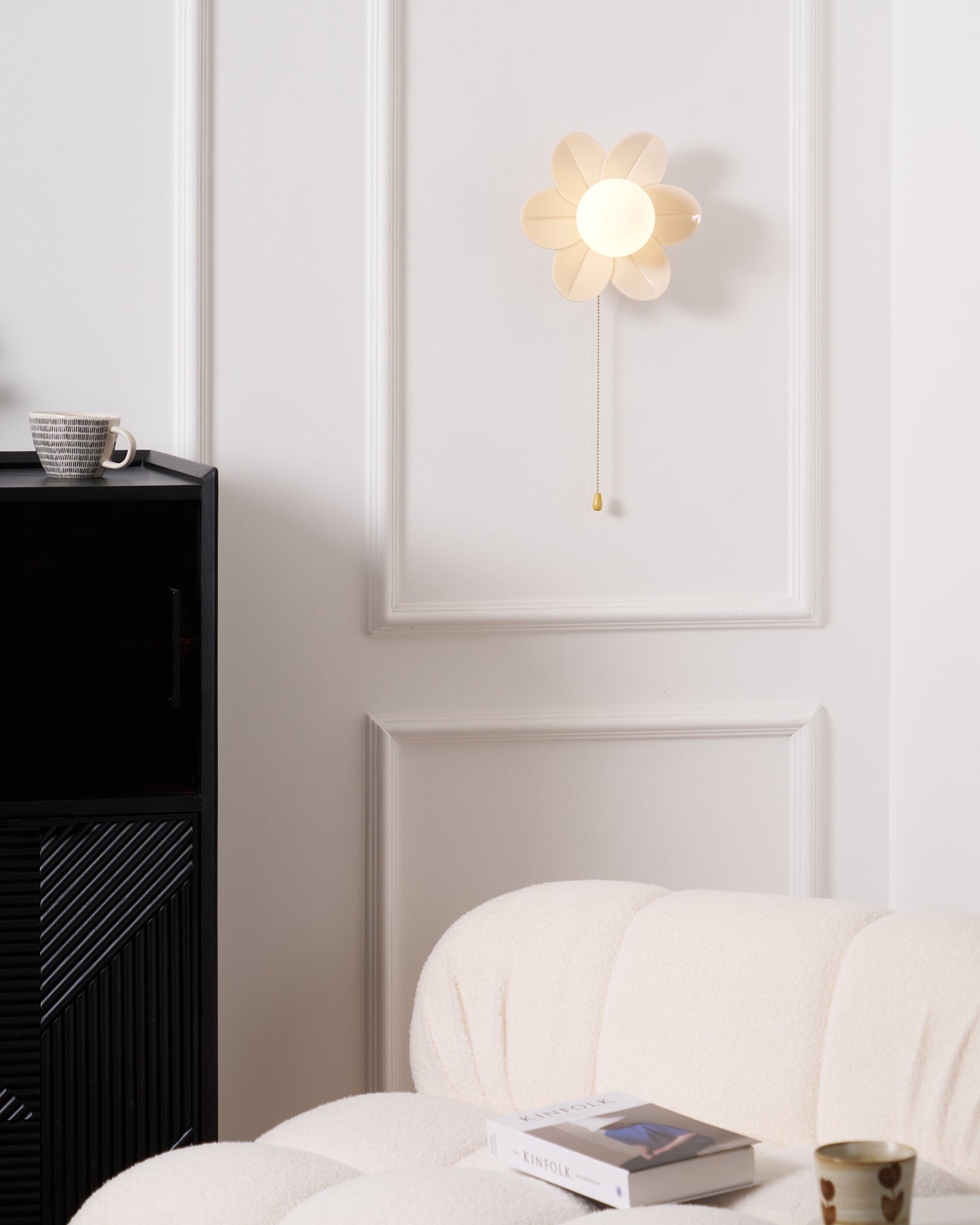 Acroma Nordic Art Fleurs Résine Applique Murale - Neutralighting