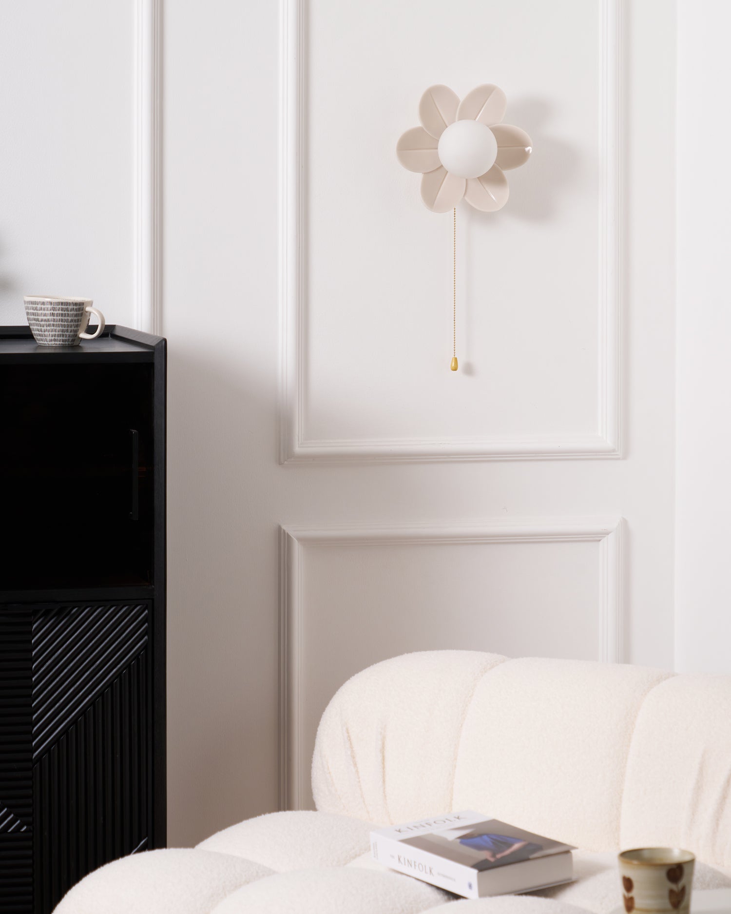 Acroma Nordic Art Fleurs Résine Applique Murale - Neutralighting