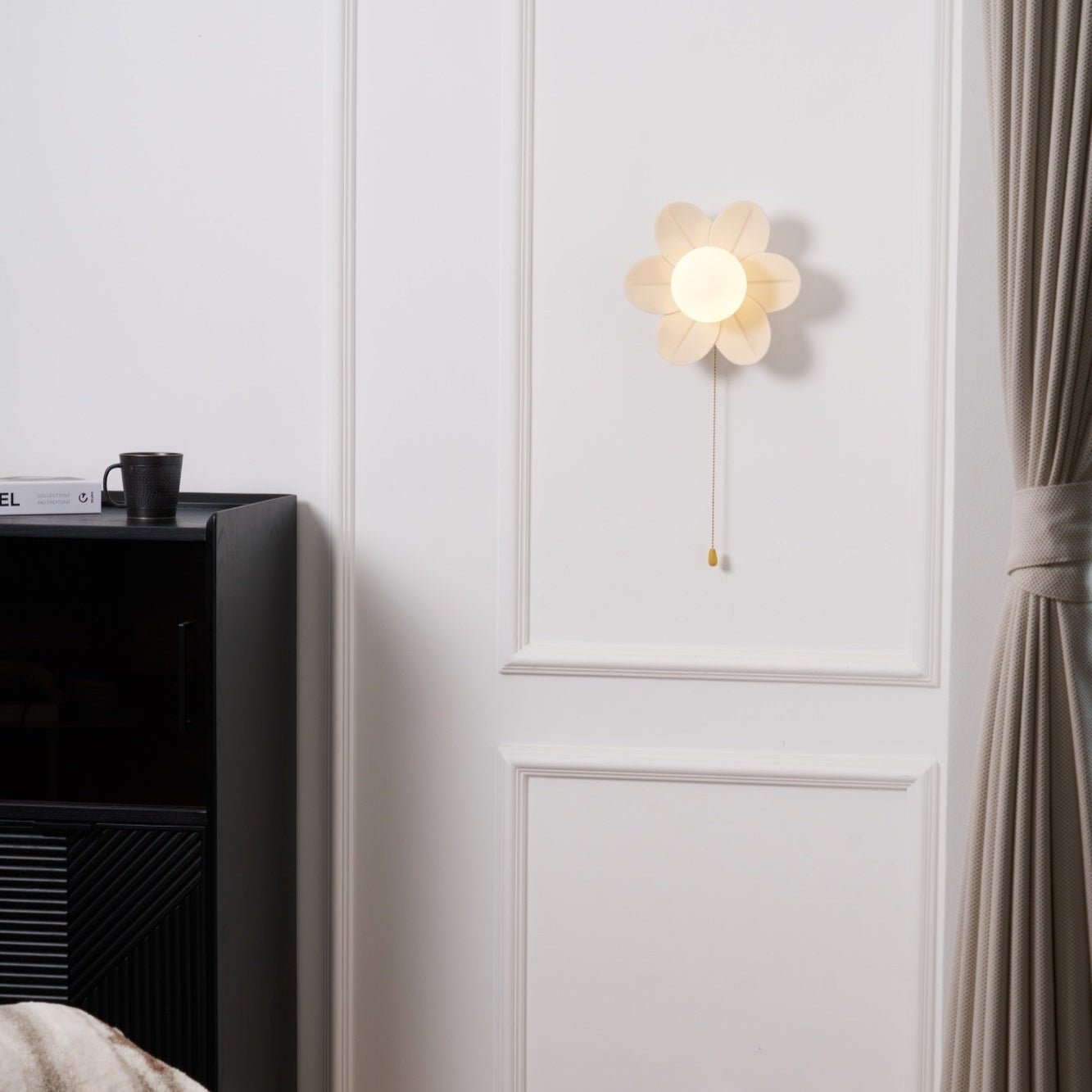 Acroma Nordic Art Fleurs Résine Applique Murale - Neutralighting