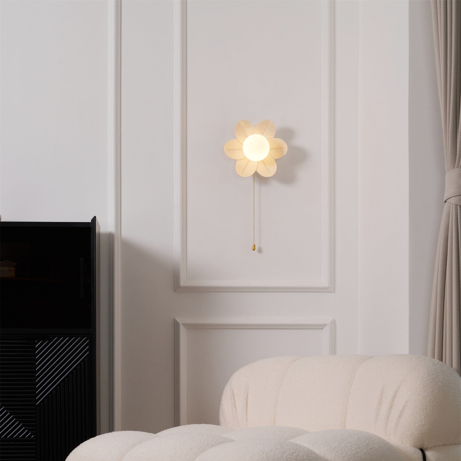 Acroma Nordic Art Fleurs Résine Applique Murale - Neutralighting