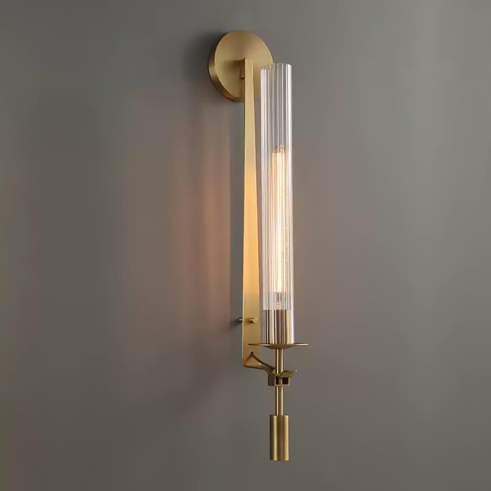 Lucian Applique Murale Intérieure en Verre Style Ferme