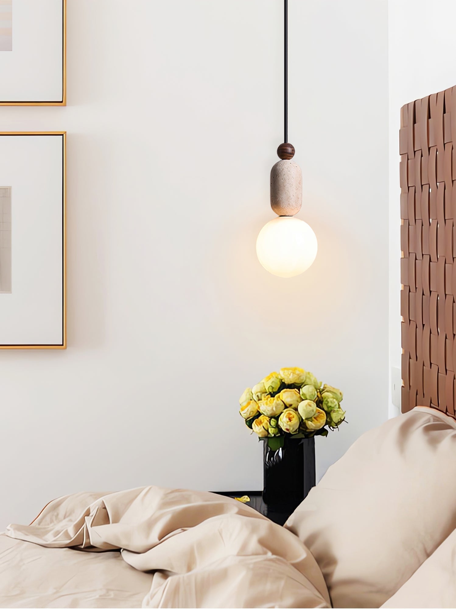 Vaarnii Travertine Pendant Light - Letslighting