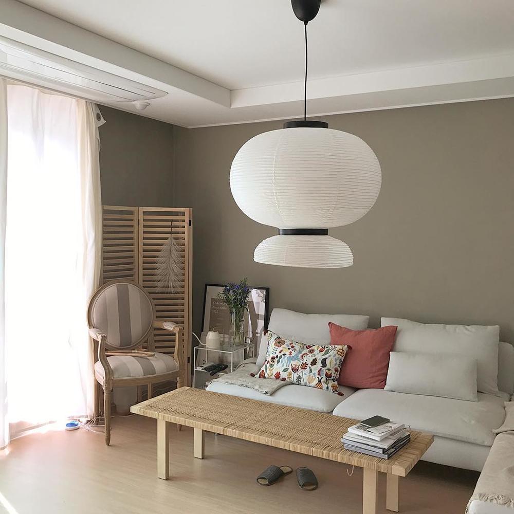 Cutheion Individual Creativity Rice Paper Pendant Lamp - Lamp Copper