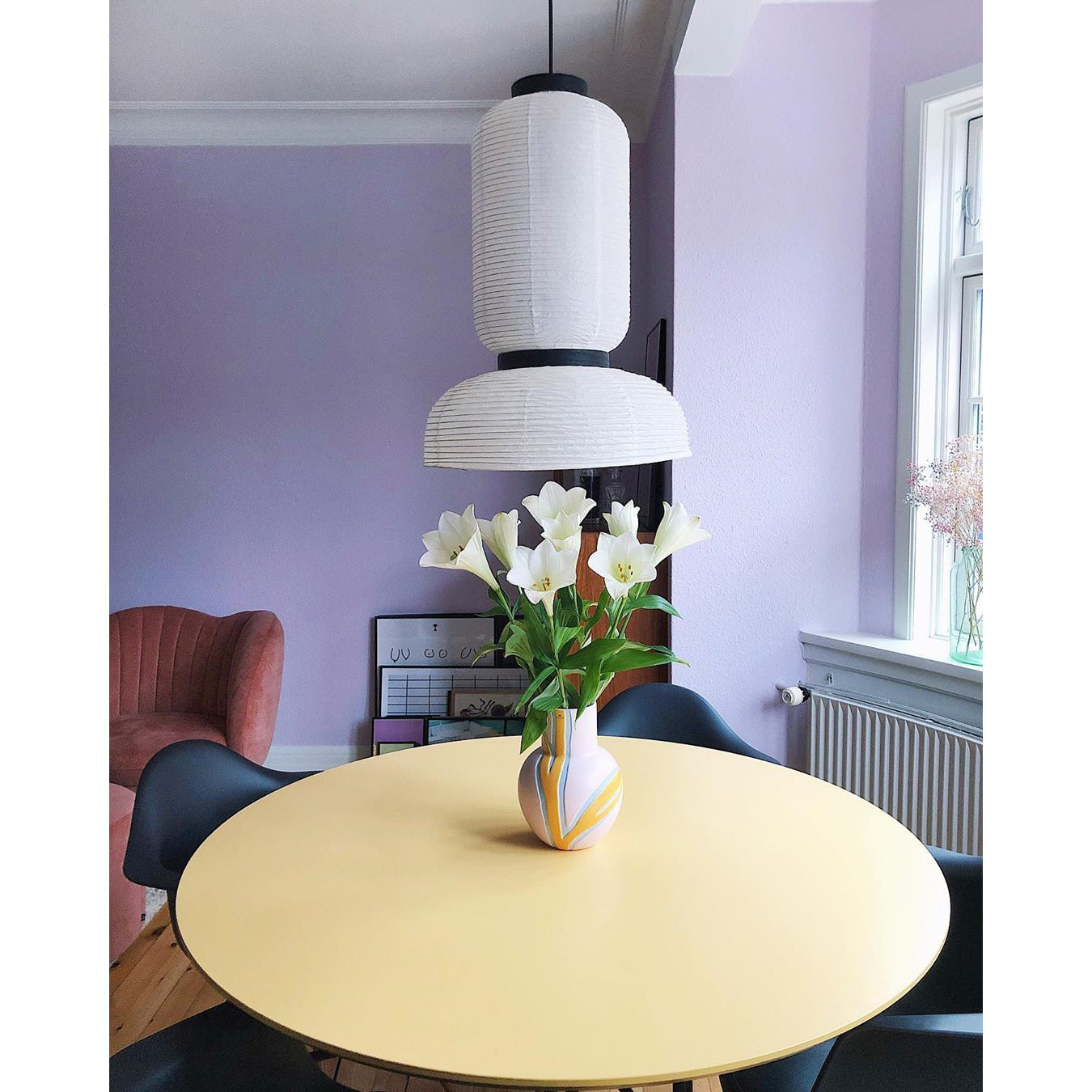 Cutheion Individual Creativity Rice Paper Pendant Lamp - Lamp Copper