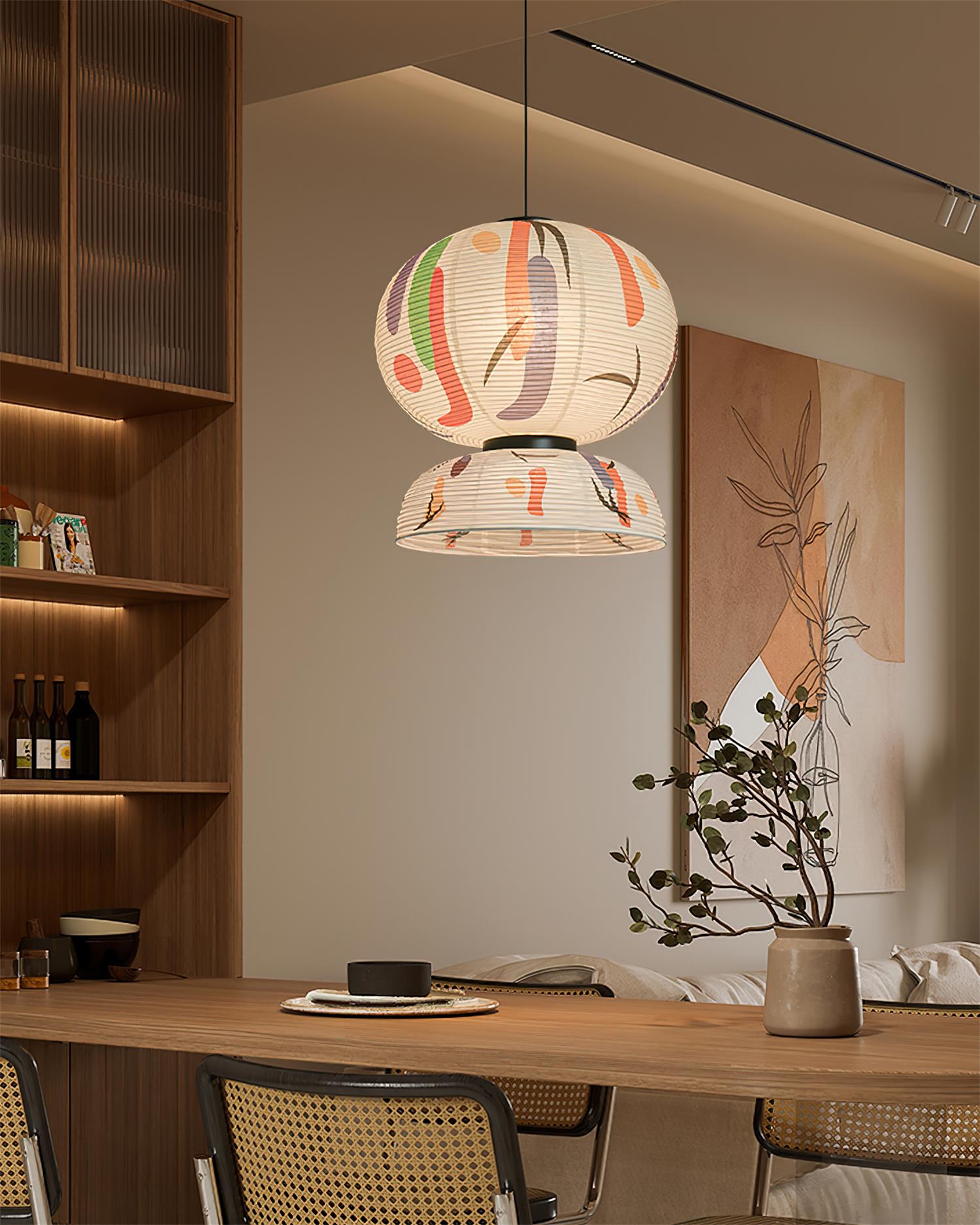 Formakami Suspension Abat-jour en Papier Abstrait - Neutralighting