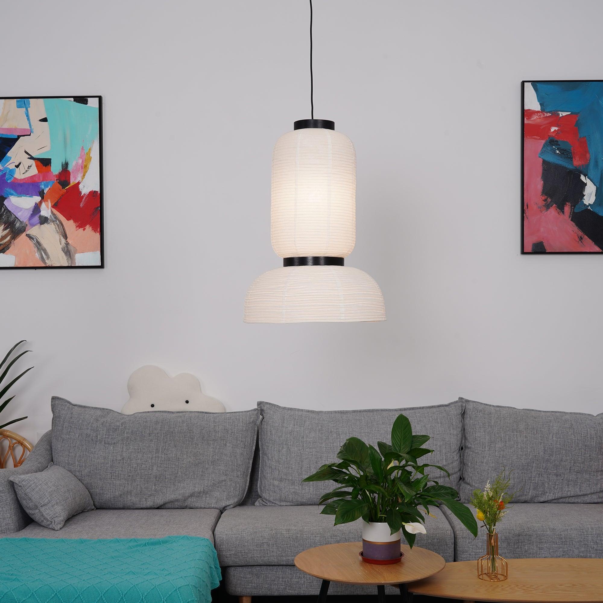 Tessire Lampe Suspendue Scandinave en Papier - Neutralighting