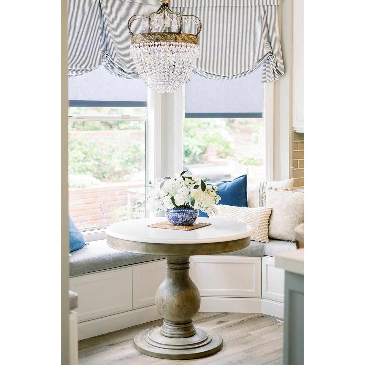 Abella Tear Drop Crystal Chandelier - Lamp Copper