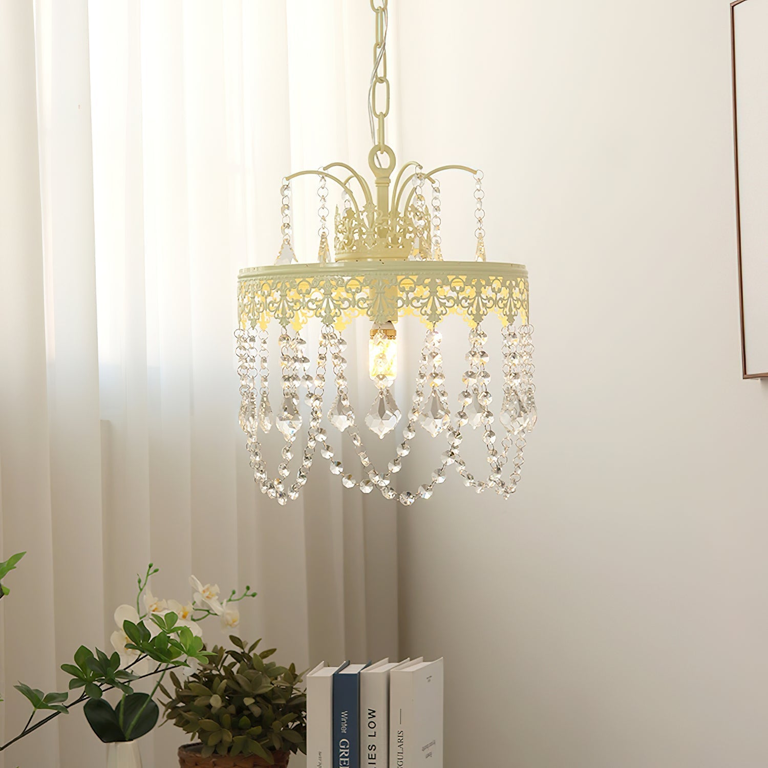 Ershaa Postmodern Luxury Crystal Metal Chandelier - Lamp Copper
