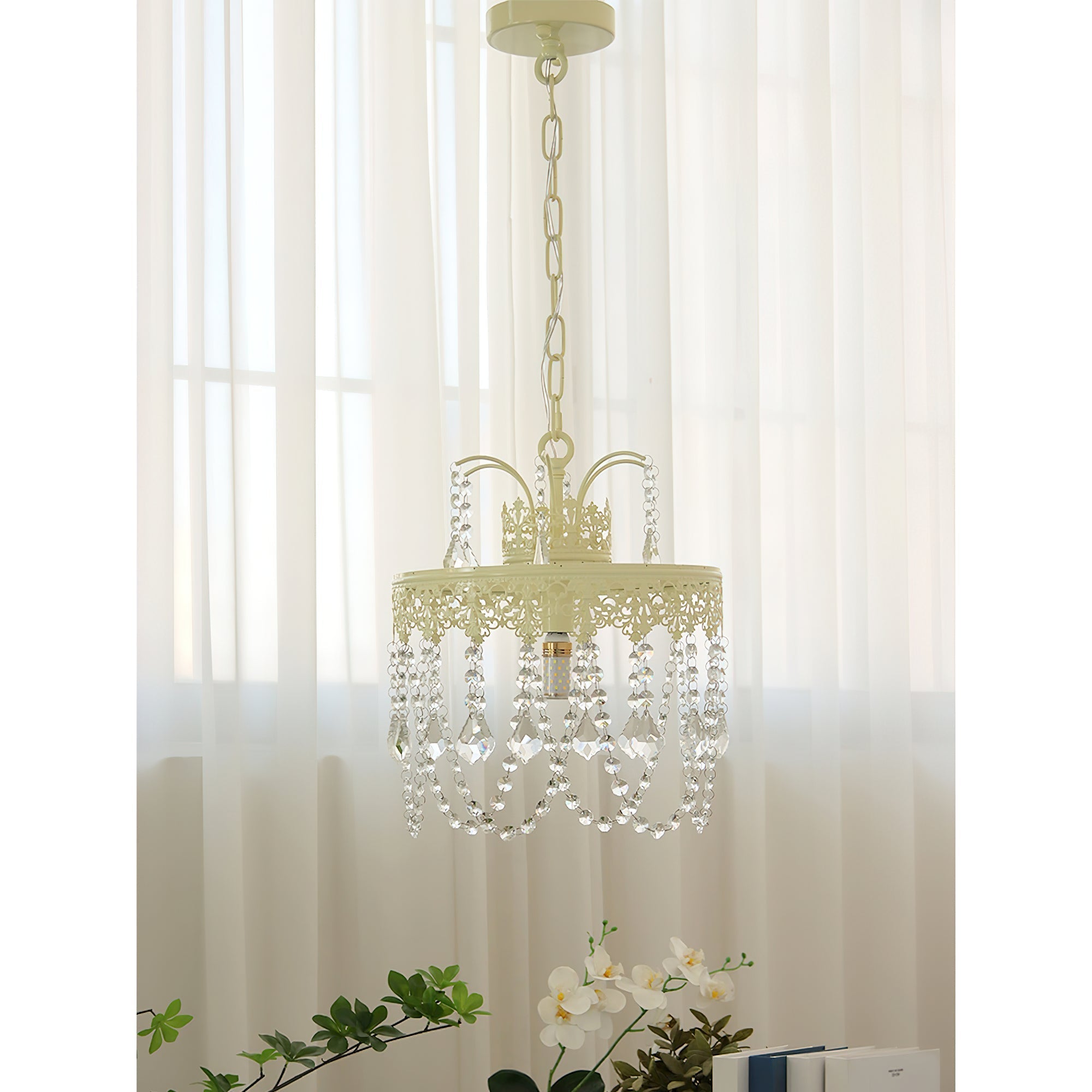 Ershaa Postmodern Luxury Crystal Metal Chandelier - Lamp Copper