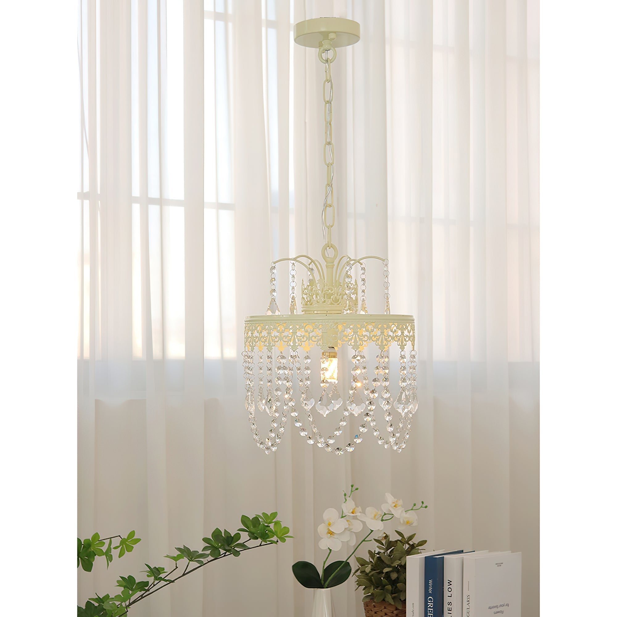 Ershaa Postmodern Luxury Crystal Metal Chandelier - Lamp Copper