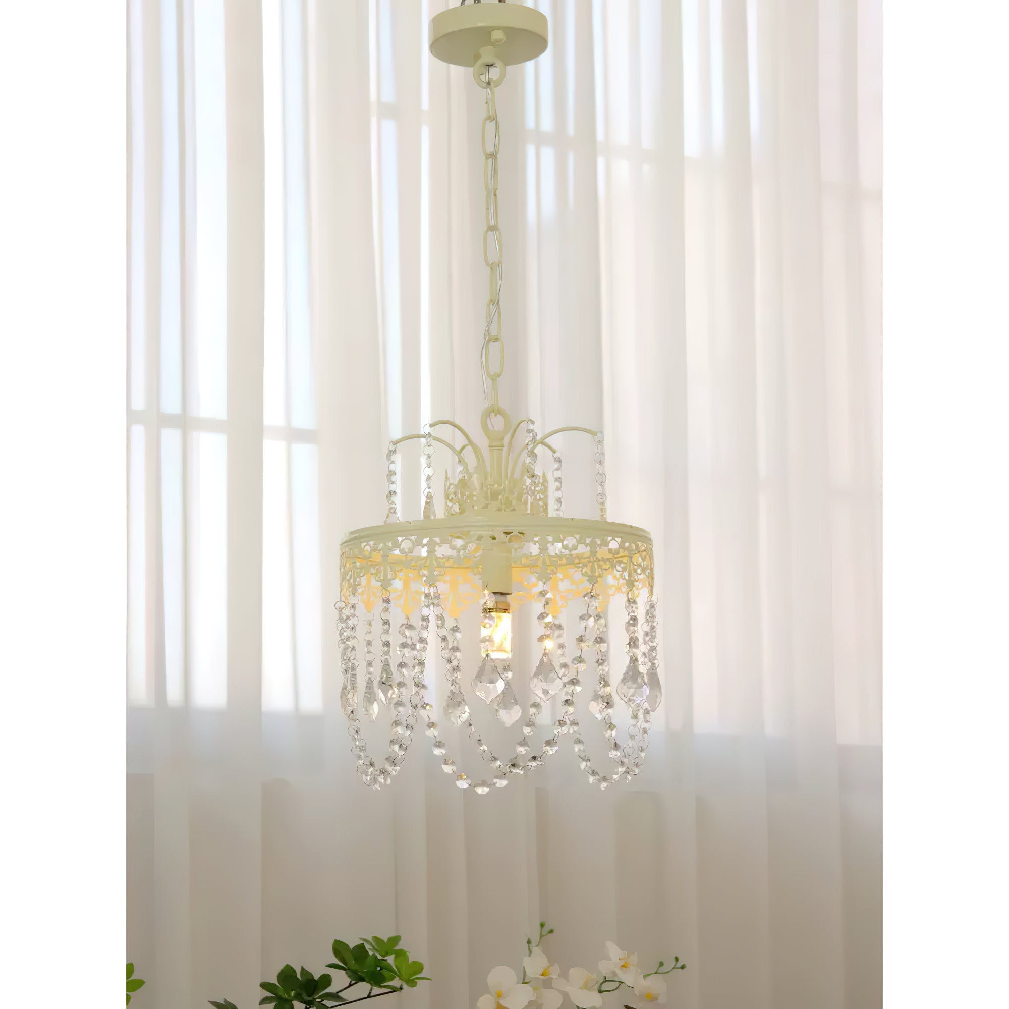 Ershaa Postmodern Luxury Crystal Metal Chandelier - Lamp Copper