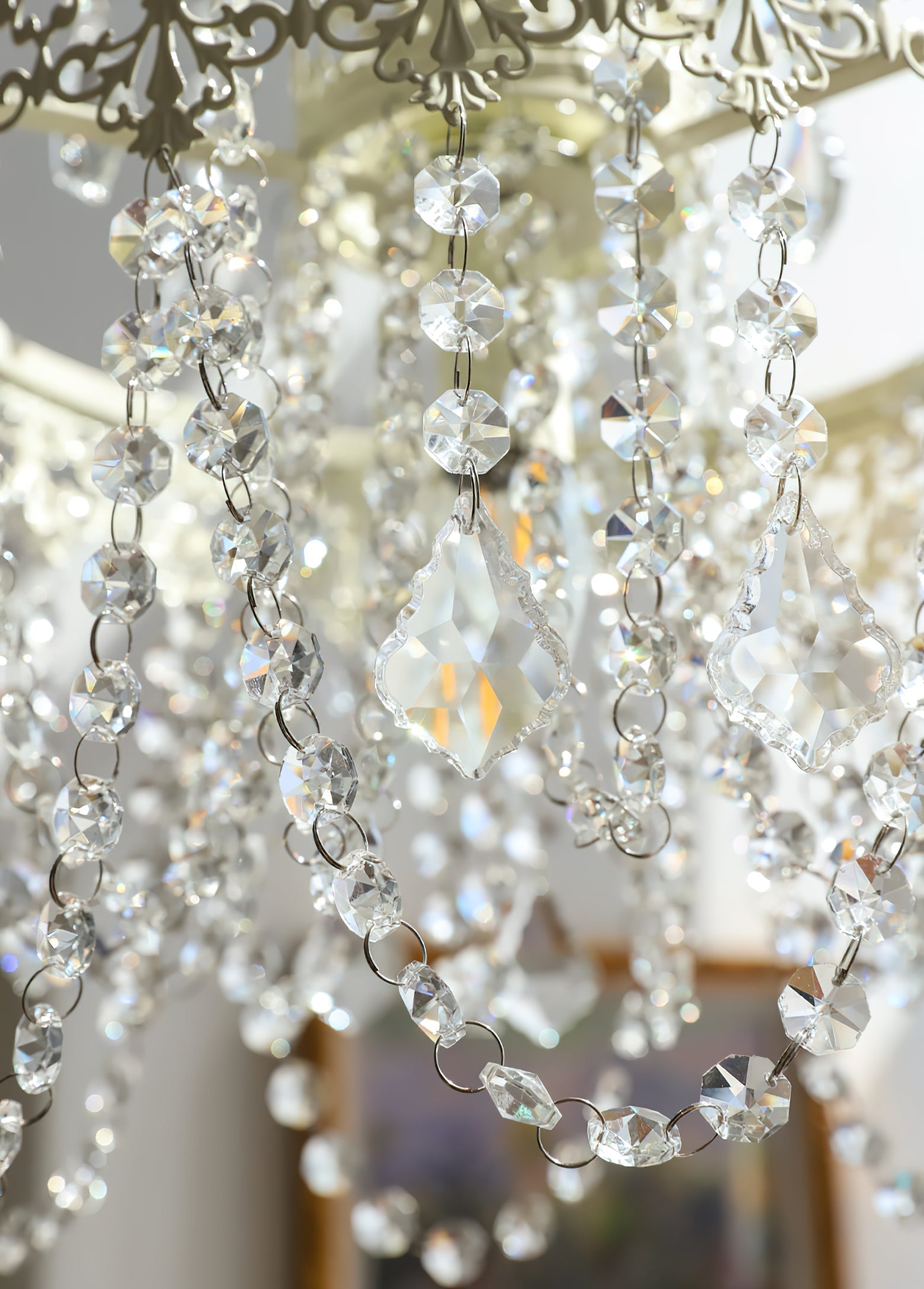 Ershaa Postmodern Luxury Crystal Metal Chandelier - Lamp Copper