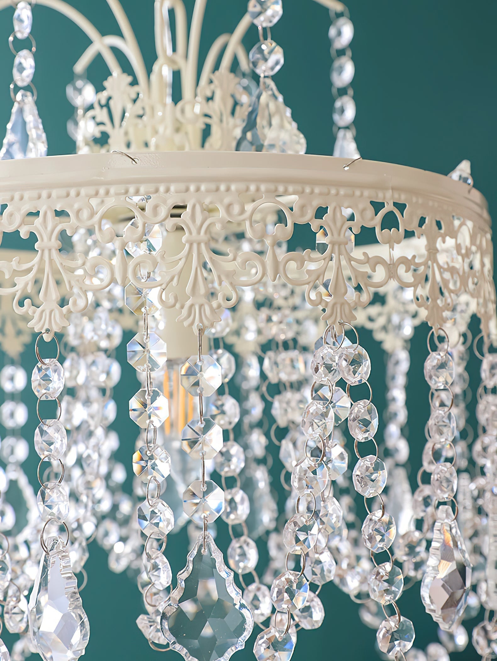 Ershaa Postmodern Luxury Crystal Metal Chandelier - Lamp Copper