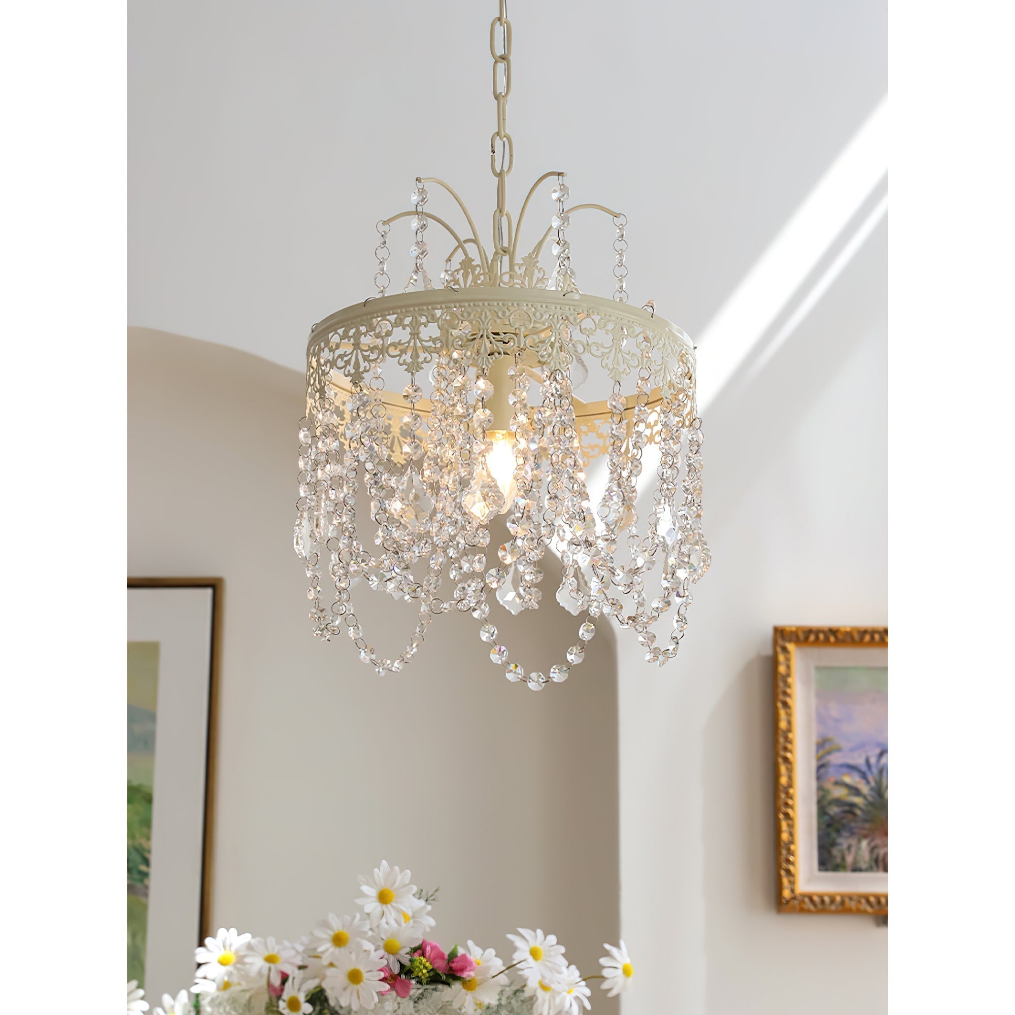 Ershaa Postmodern Luxury Crystal Metal Chandelier - Lamp Copper