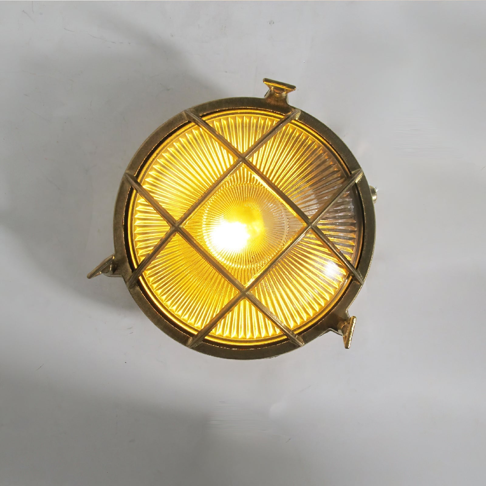 Erthearis Applique Murale Vintage Laiton Métal Bunker - Neutralighting