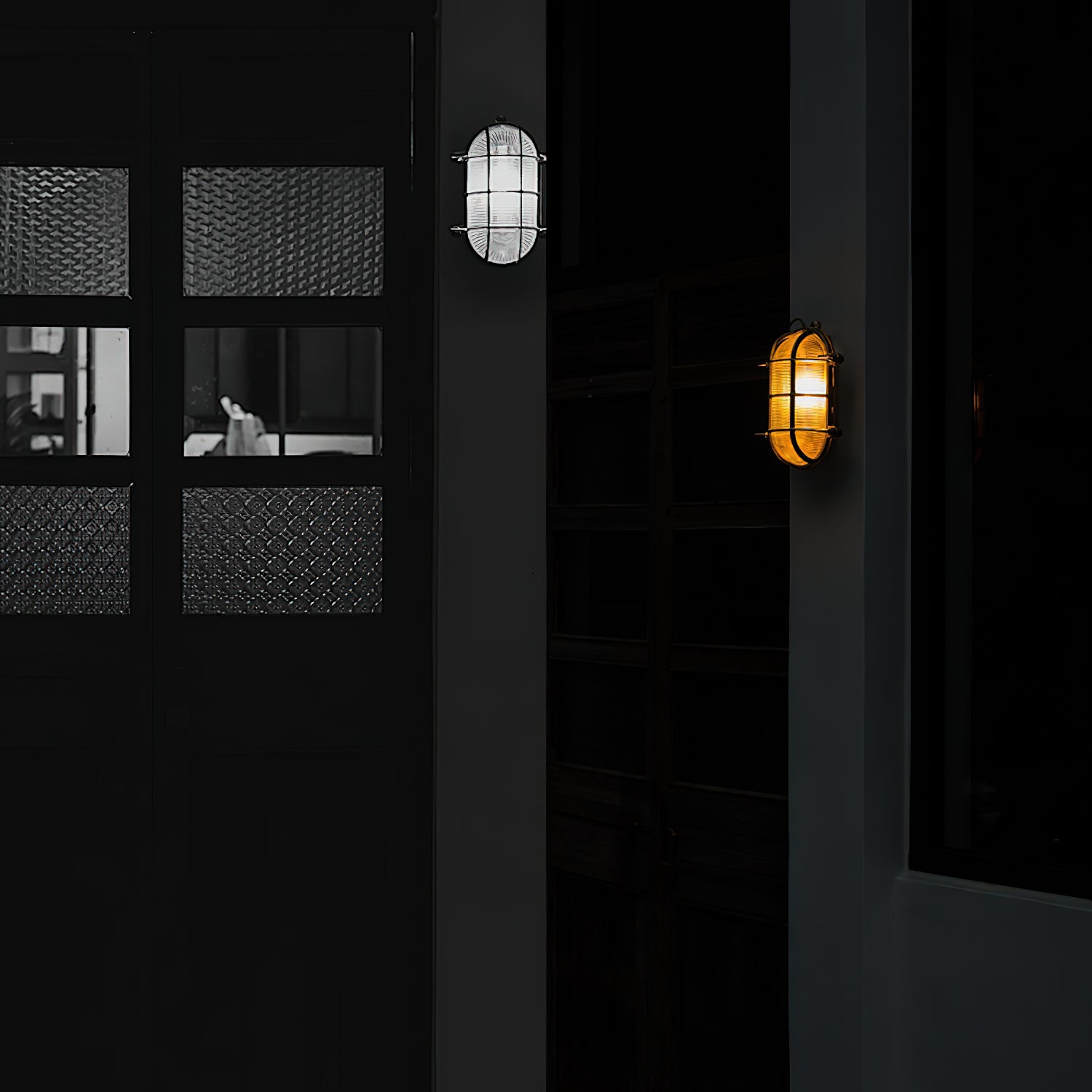 Erthearis Applique Murale Vintage Laiton Métal Bunker - Neutralighting