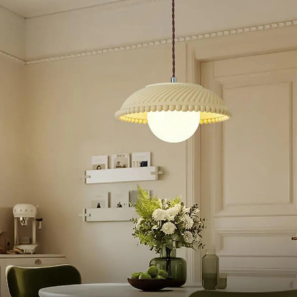 Aria Moderne LED Verre Résine Suspension Chambre à Couche - Neutralighting