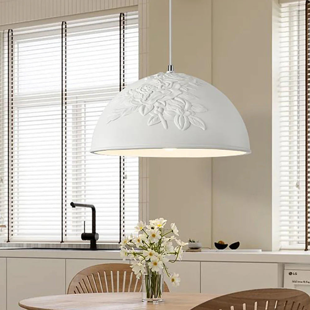 Aria Français LED Métal Résine Suspension Chambre à Coucher - Neutralighting