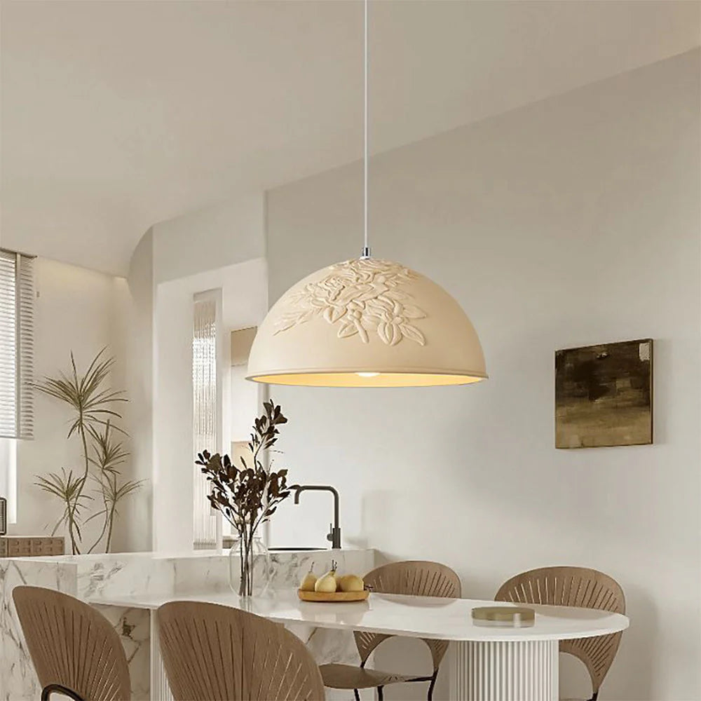 Aria Français LED Métal Résine Suspension Chambre à Coucher - Neutralighting