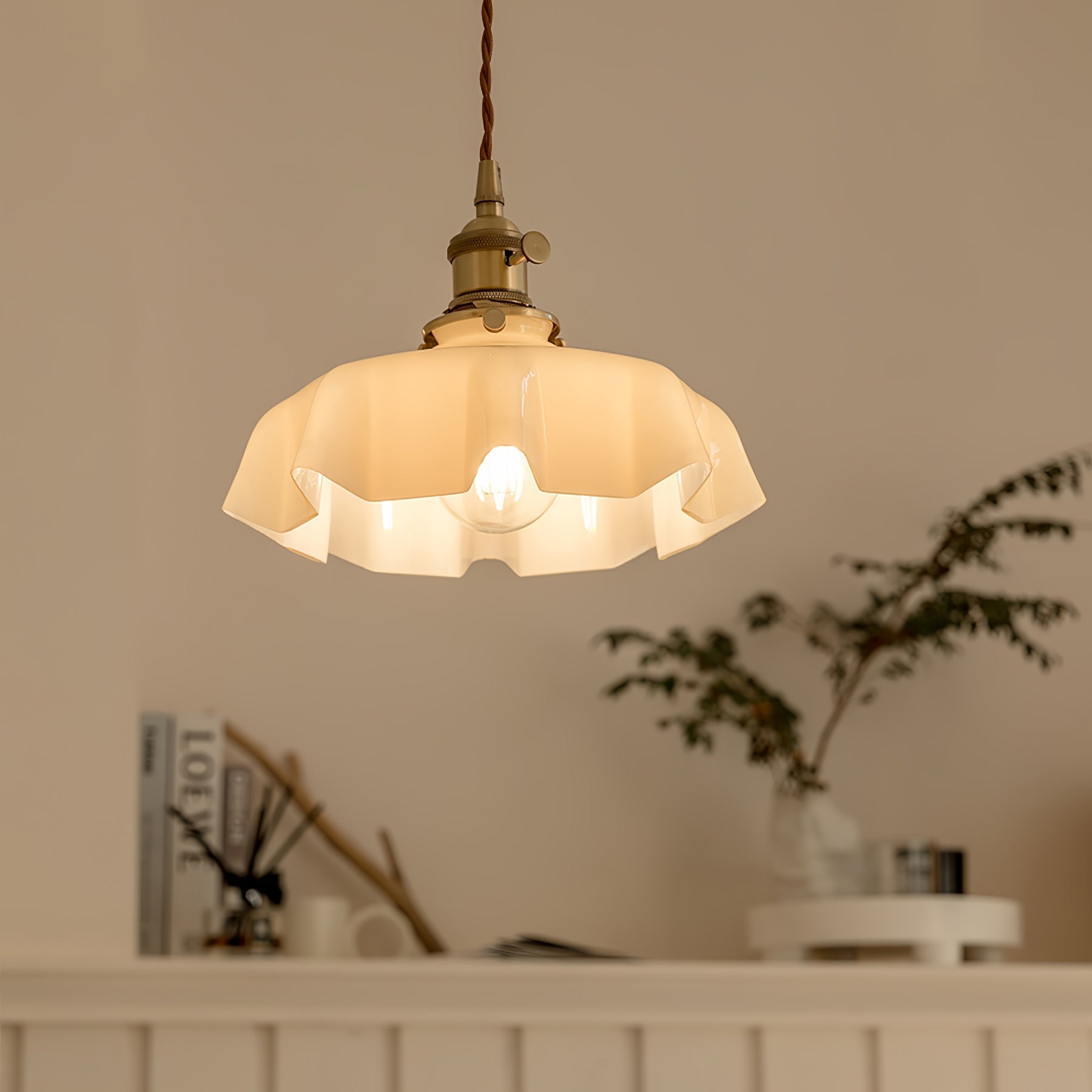 Civen Suspension Fleur Verre - Neutralighting