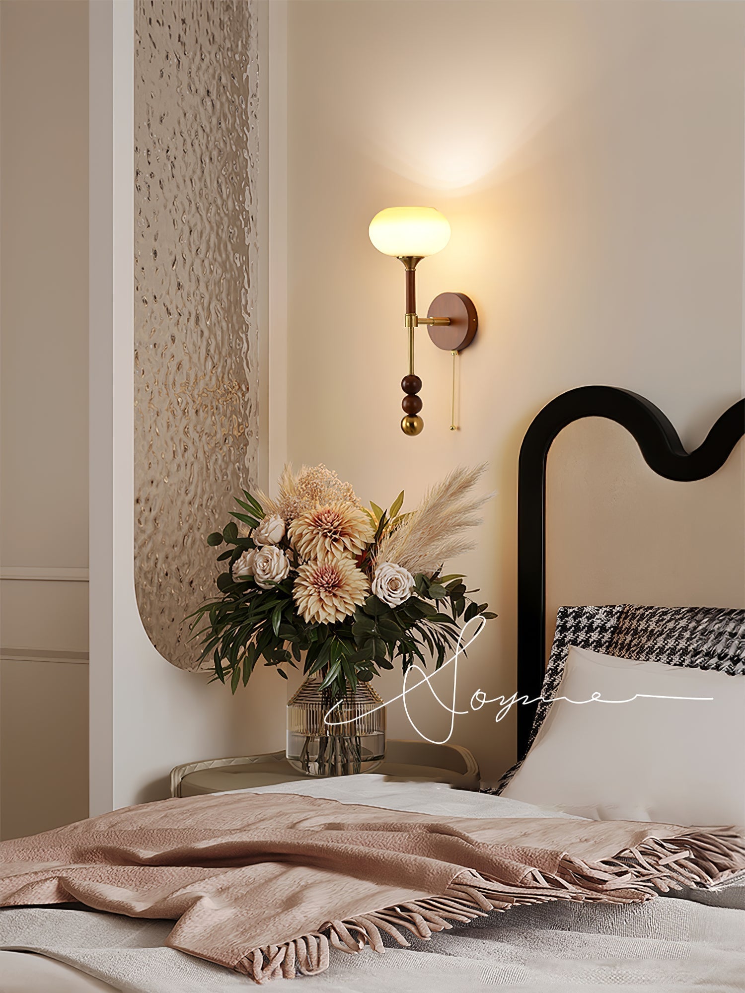 Hilda Roma Elegance Wood Sconce Wall lamp - Neutralighting