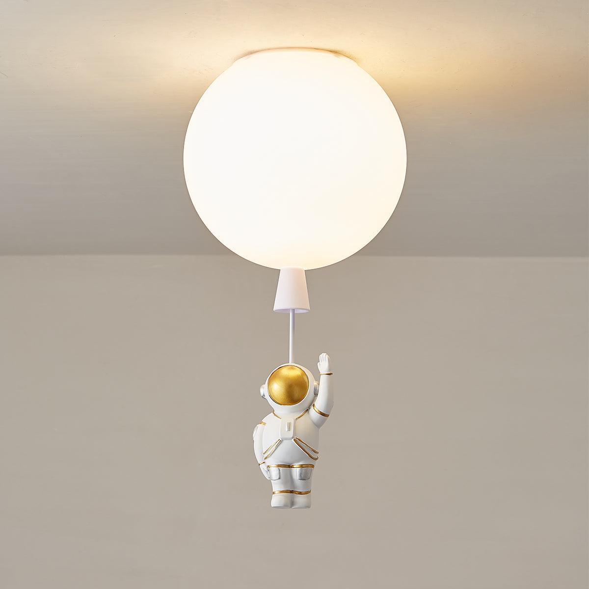 Solara Lampe Plafonnier Acrylique Ballon Astronaute - Neutralighting