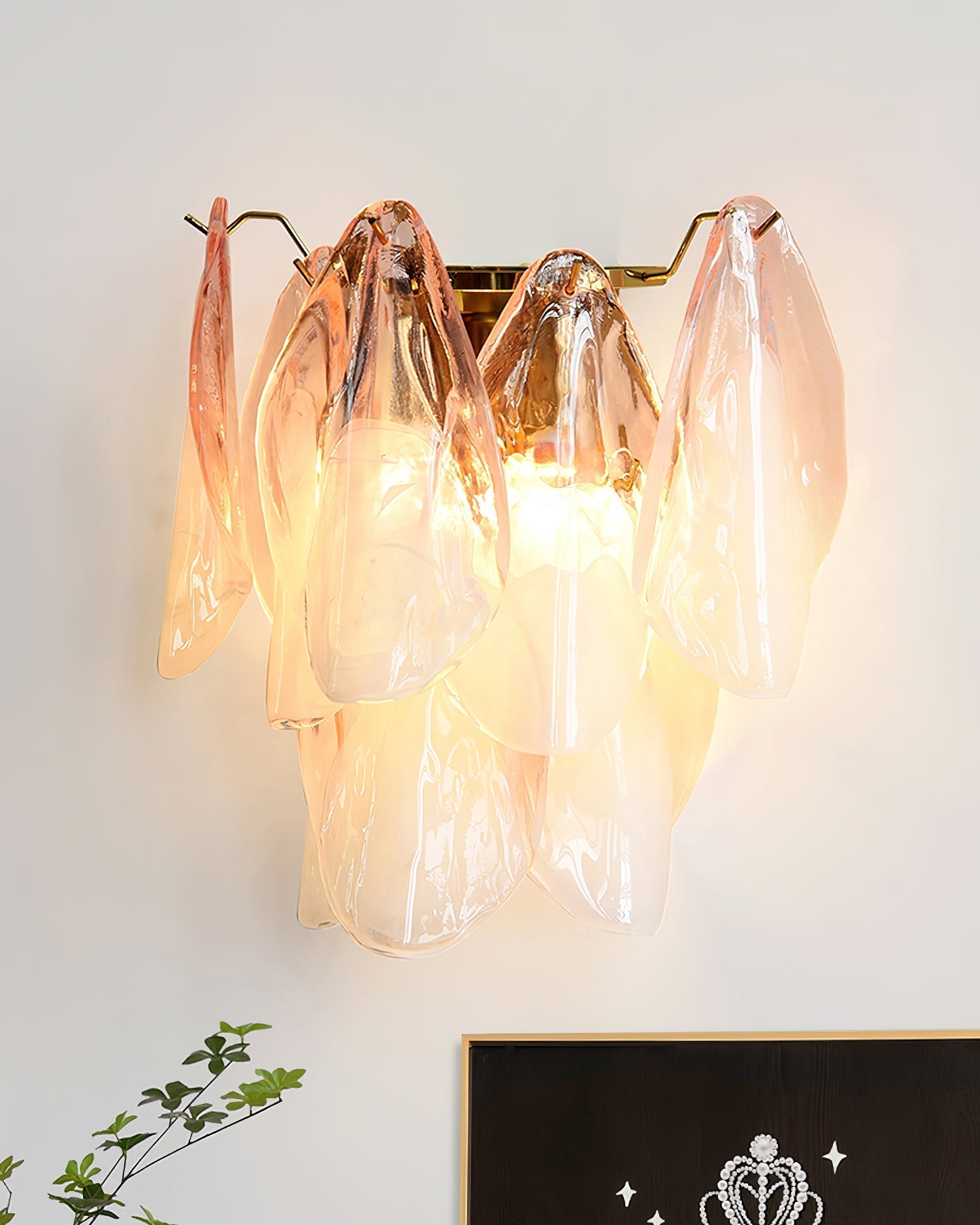 Opheli Applique Murale en Verre Petal - Neutralighting