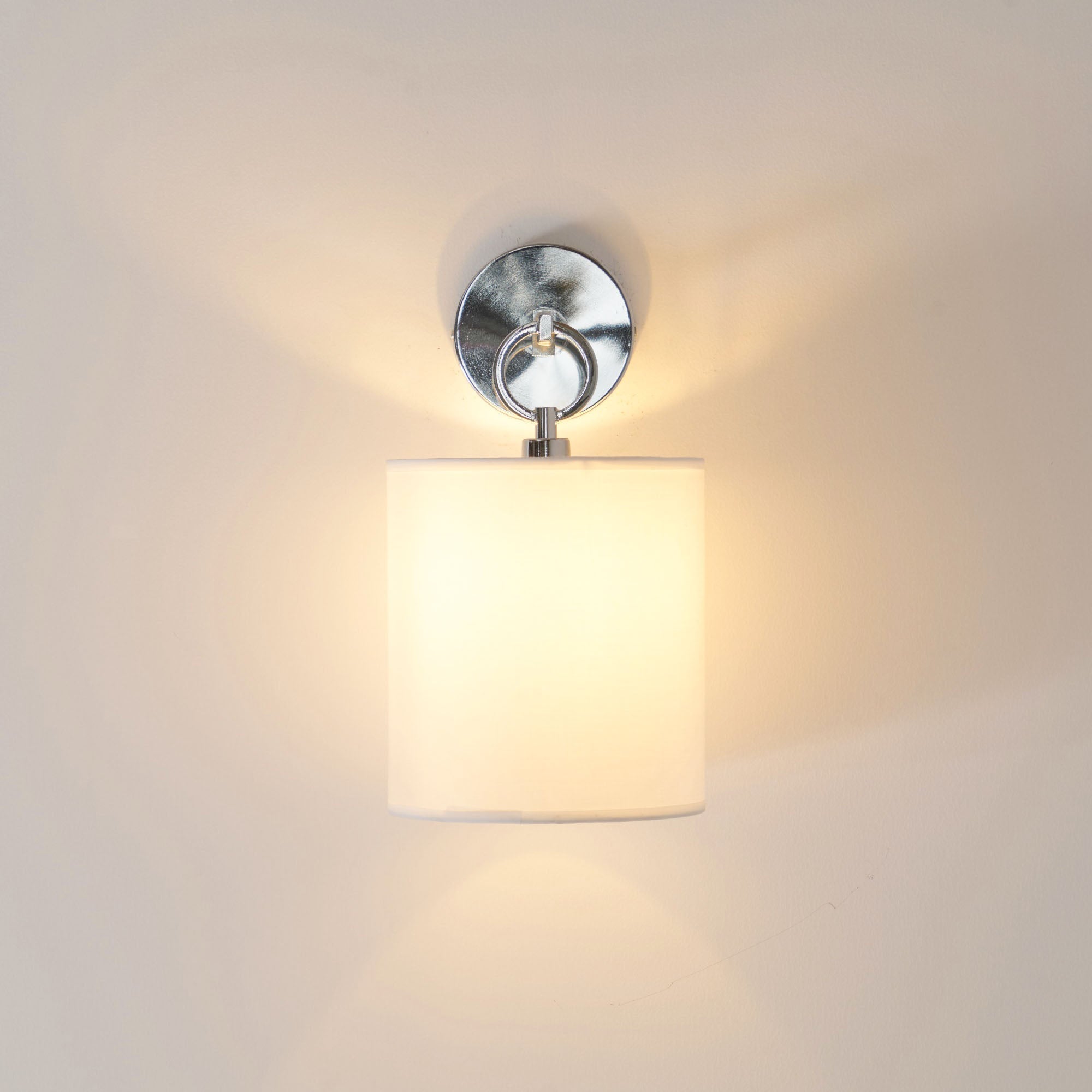 Cotheor Applique Murale Circulaire Laiton Tissu Minimaliste Moderne - Neutralighting