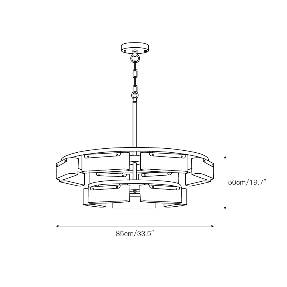 Varaeia Lustre Laiton Albâtre Minimaliste Moderne - Neutralighting