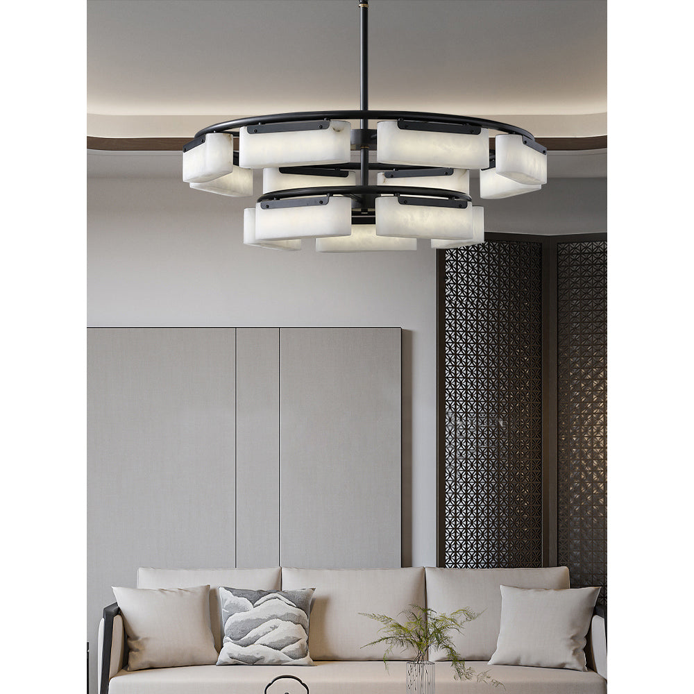 Varaeia Lustre Laiton Albâtre Minimaliste Moderne - Neutralighting