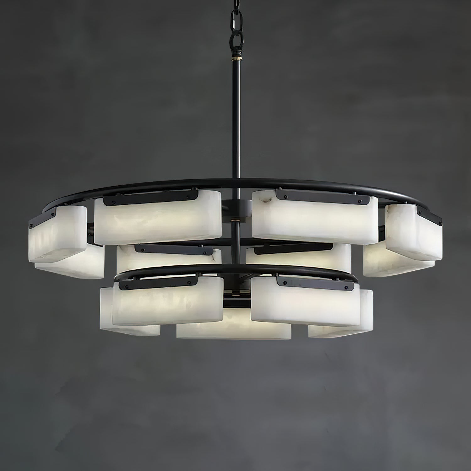Varaeia Lustre Laiton Albâtre Minimaliste Moderne - Neutralighting