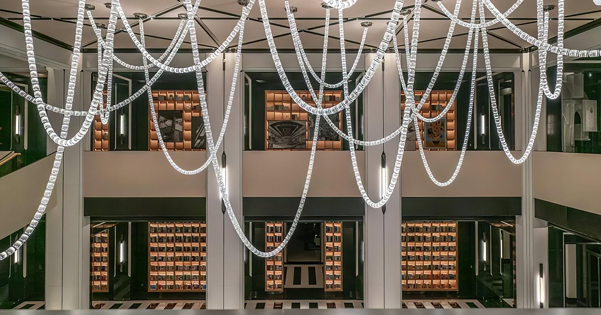 Cavenira Art Deco Crystal Chandelier - Blowlighting