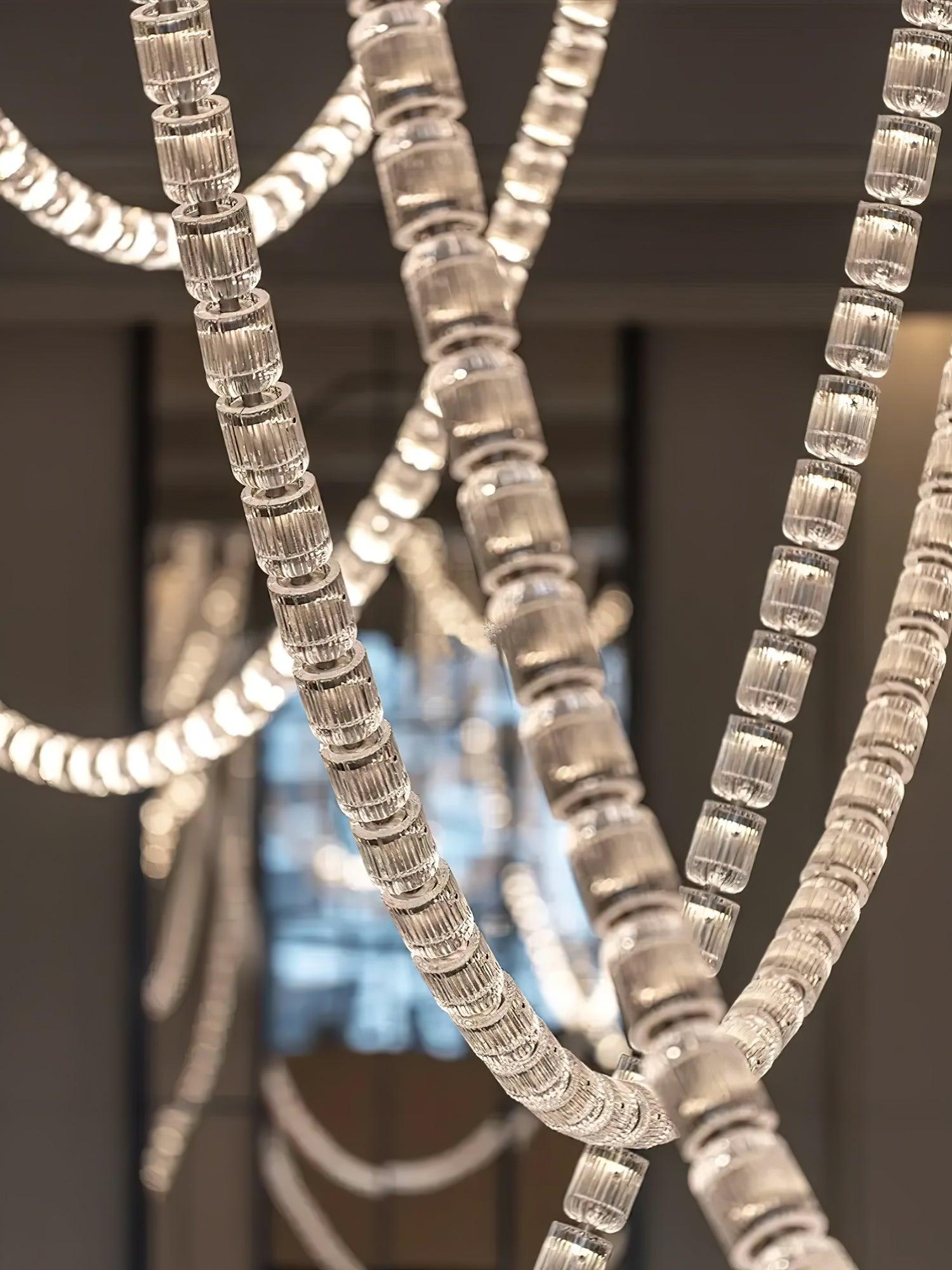 Luminara Chandelier Cascade en Cristal - Neutralighting